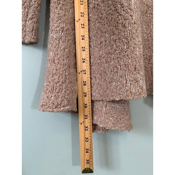 Soft Surroundings big fluffy warm cozy tunic open front cardigan sweater - Picture 5 of 8